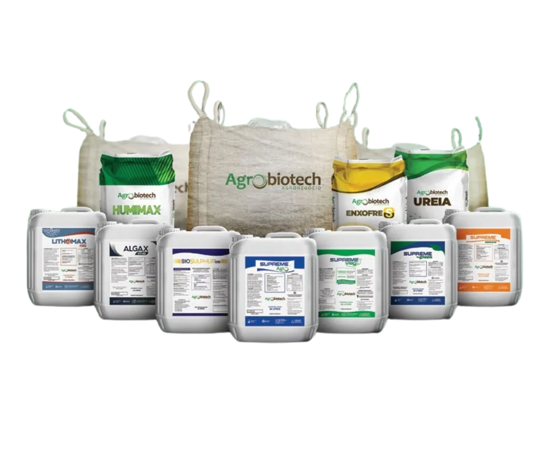 Produtos Agrobiotech - Linha completa de fertilizantes